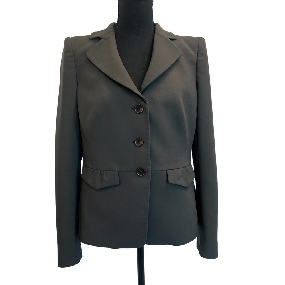 ARMANI Collezioni brown blazer Sz 8 structured tailored career business